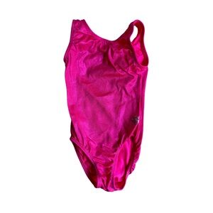 Girls Pink Sparkle Leotard
